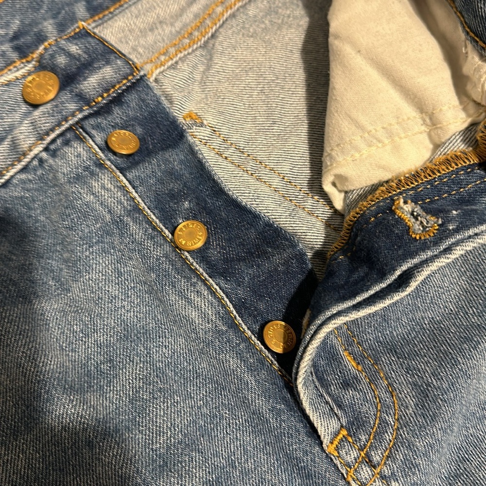 B Sides Jeans Patchwork Size 29 Marcel Straight L… - image 4